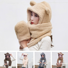 Three-in-one plus fleece hat