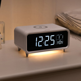 10W wireless charging desktop clock alarm clock
