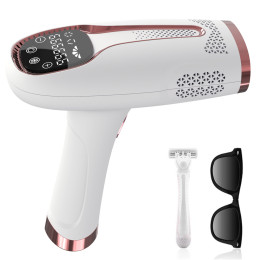 Painless intense pulse laser hair removal device