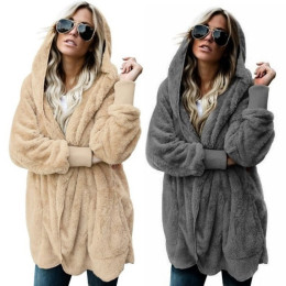 Reversible mid-length warm jacket
