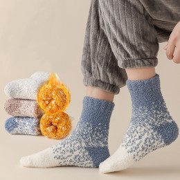 Warm plush socks