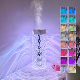 Crystal atmosphere light humidifier