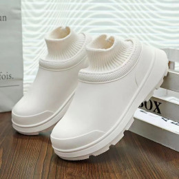 Home non-slip waterproof cotton slippers