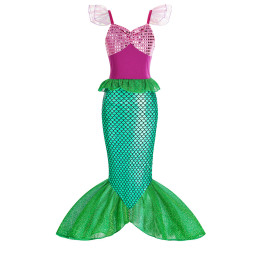 mermaid children's princess dress