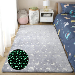 Stars and Moon Glowing Carpet