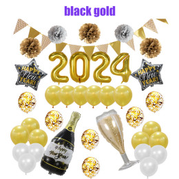 2024 Champagne Bottle Balloon Garland Arch Kit