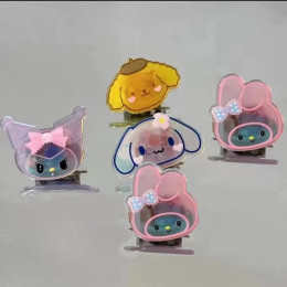 5Pcs Cute luminous duckbill clip