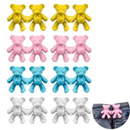 1 Pair Detachable bear waist buckle