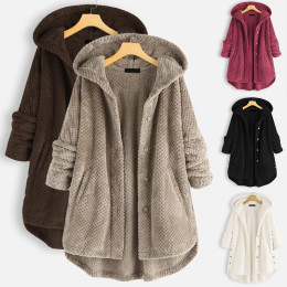 Winter hooded double sided fleece sweatshirt