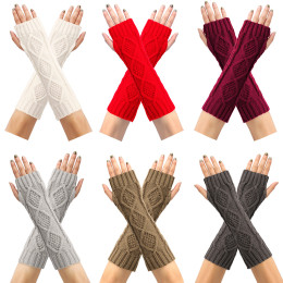 Arm Warmer Fingerless Gloves