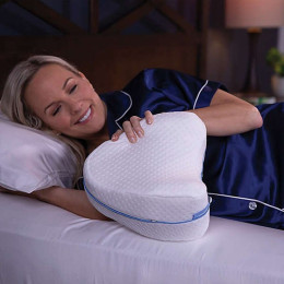 Slow rebound memory foam leg pillow