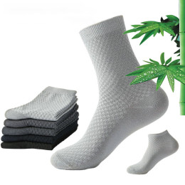 Bamboo fiber mid-calf socks