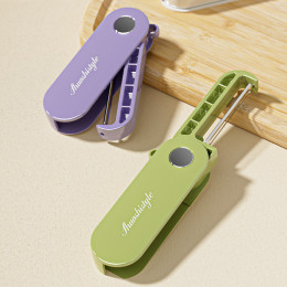 Outdoor portable folding storage paring knife