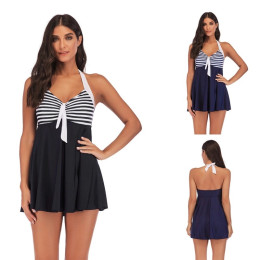 plus size retro swimsuit two piece set