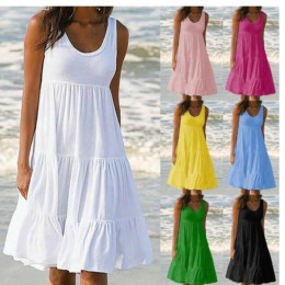 Sleeveless Ruffle Mini Dress