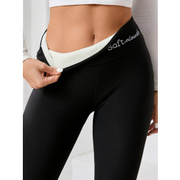 Warm high waist leggings