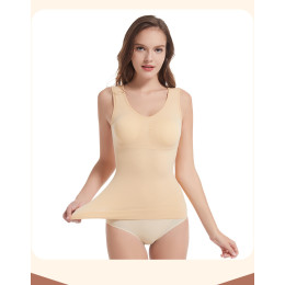 Seamless body shaping vest