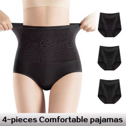 High waisted soft panties for women