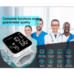 Wrist type fully automatic blood pressure monitor