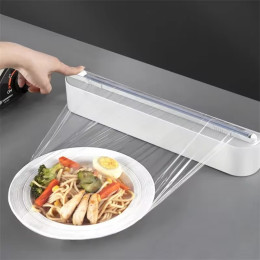 Plastic wrap cutter