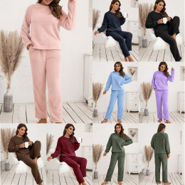 Women's plush home wear set