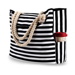 Large capacity multifunctional printed beach bag