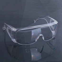 PC-Safety Glasses Eye Protection Anti-Dust&Shock Goggles Transparent Eyepiece