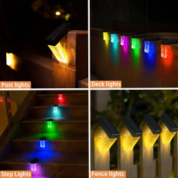 2Pcs Outdoor Solar Waterproof Garden Lights
