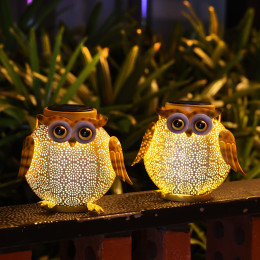 Owl Solar Garden Light