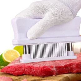 Stainless steel meat tenderizer