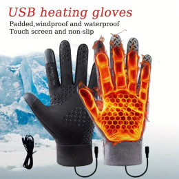 USB Heated Winter Gloves