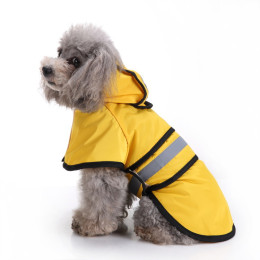 Adjustable Waterproof and Windproof Dog Raincoat