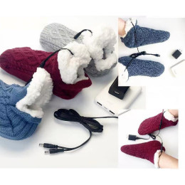 USB Heated Floor Socks