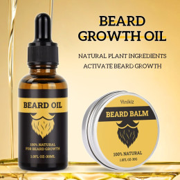 100%Natural Accelerate Facial Hair Grow Beard Essential Oil