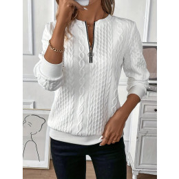 Quarter Zip Pullover Sweatshirt