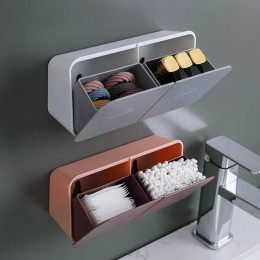 Wall-mounted sealed dustproof storage box