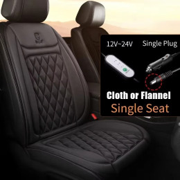 12V Heated Car Seat Cushion Cloth