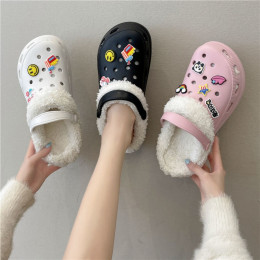 Cartoon cute warm cotton slippers