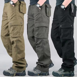 Breathable Cotton Casual Cargo Pants