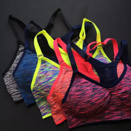 Sports shockproof fitness bra