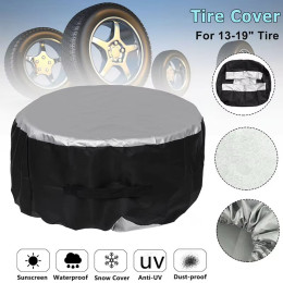 4Pcs 210D Oxford Cloth Car Tire Cover