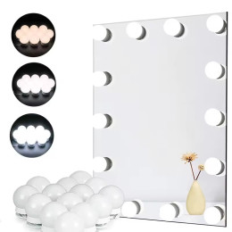 10 LED bulbs mirror lights