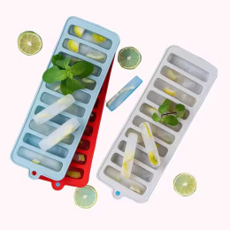 10 grids silicone long Ice cube mold