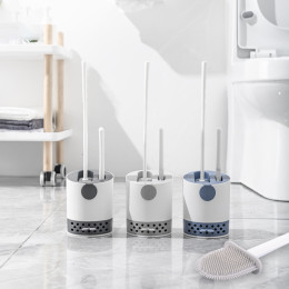 2 in 1 Silicone Toilet Brush