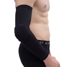 High elastic Lycra honeycomb arm and knee pads