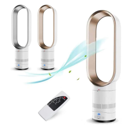 Household upright desktop silent circulation bladeless fan