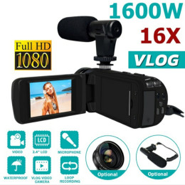 16 megapixel HD digital camera with microphone