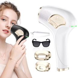Handheld portable IPL freezing point hair removal device