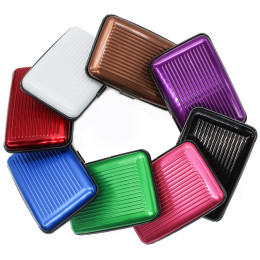 Waterproof and anti-magnetic aluminum alloy credit card holder