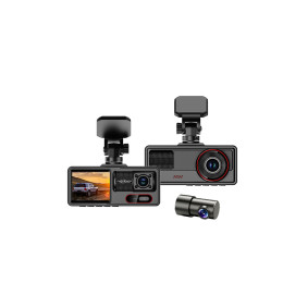 2-inch front, middle and rear triple-lens HD night vision driving recorder